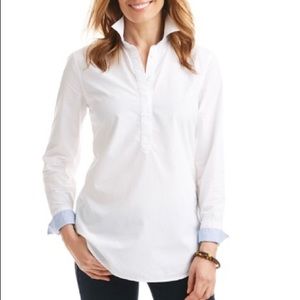 Vineyard Vines Popover With Contrast Stripe Trim